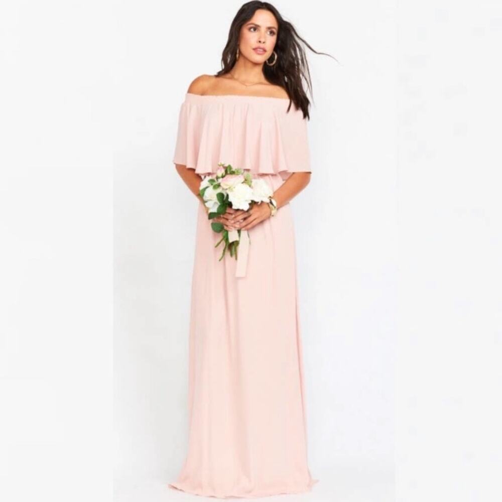 Show Me Your Mumu Hacienda Maxi Dress Dusty Blush Crisp Size Small NWOT